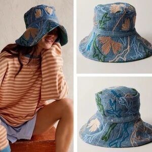 Free People Vintage Kantha Bucket Hat